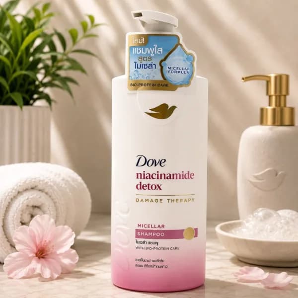 Niacinamide Detox Damage Therapy Micellar Shampoo