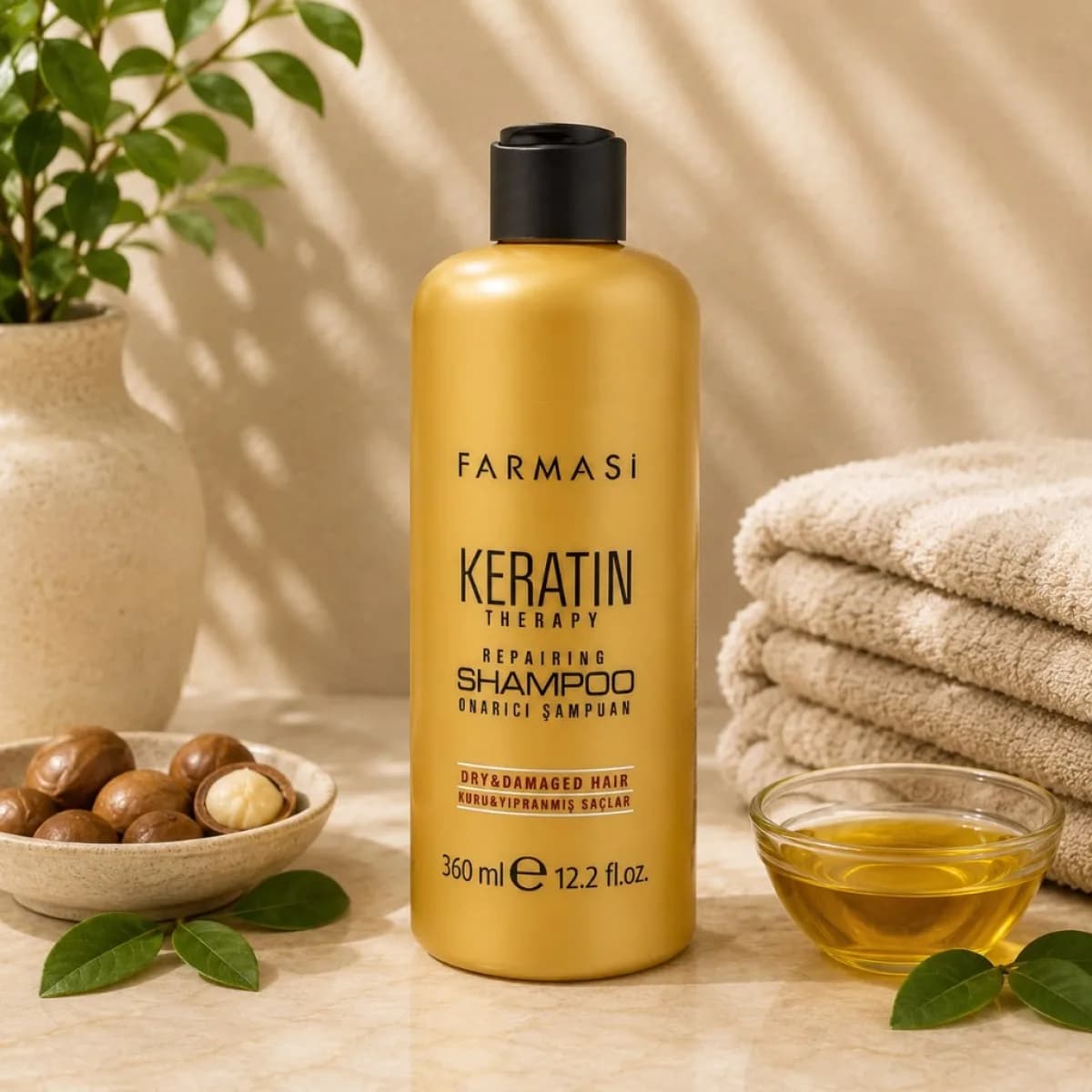 Keratin Therapy Repairing Shampoo box
