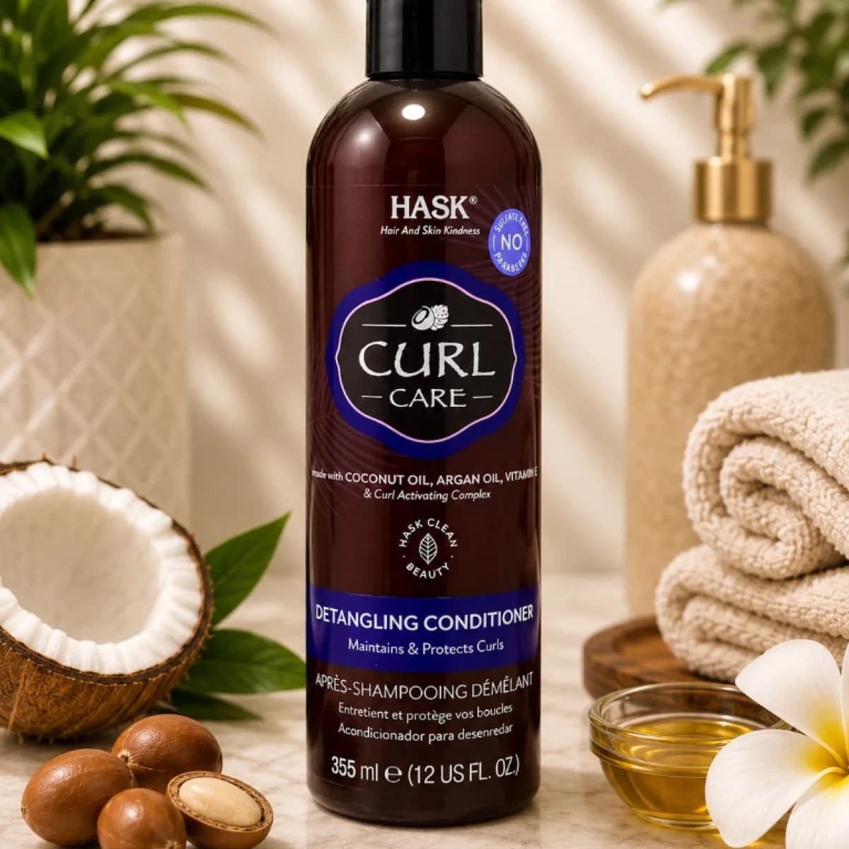 Curl Care Detangling Conditioner bottle