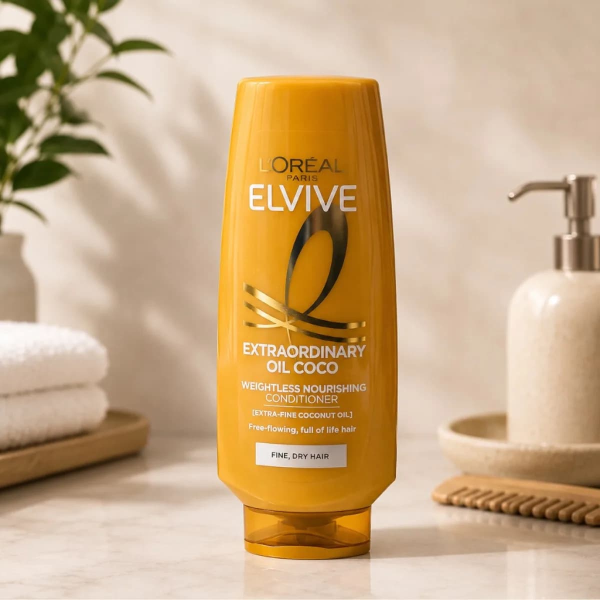 Elvive Extraordinary Oil Coco Weightless Nourishing Conditioner bottle