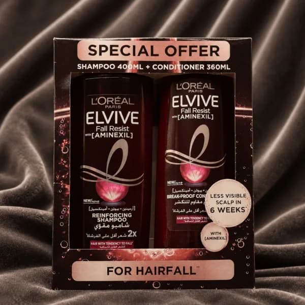 Elvive Fall Resist Shampoo + Conditioner Duo Shampoo 400ml + Conditioner 360ml