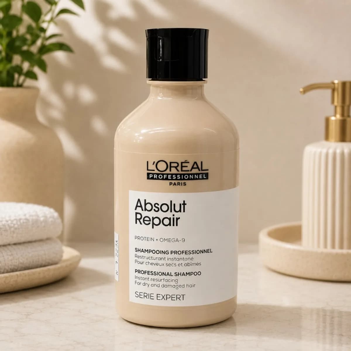Serie Expert Absolut Repair Professional Shampoo bottle