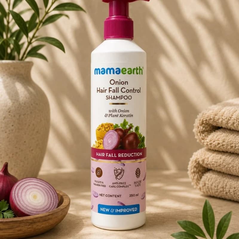 Onion Hair Fall Control Shampoo with Onion & Plant Keratin 250ml