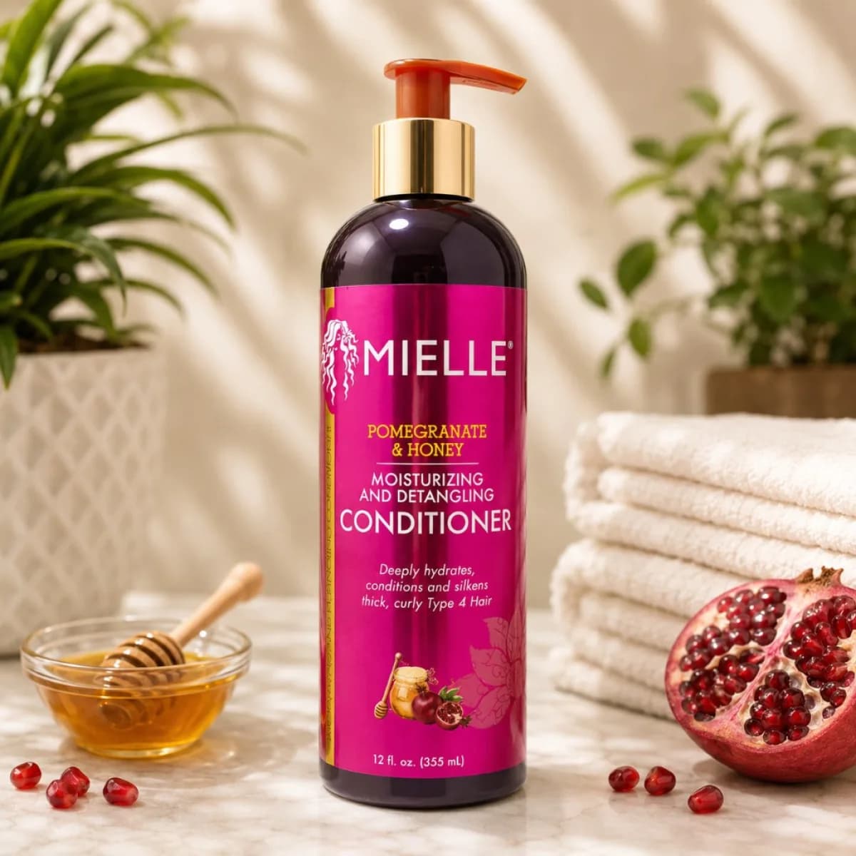 Pomegranate & Honey Moisturizing and Detangling Conditioner bottle