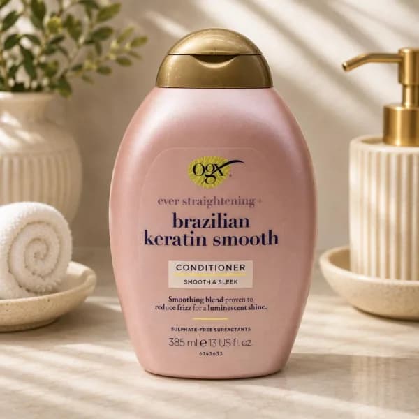 Ever Straightening + Brazilian Keratin Smooth Conditioner 385ml