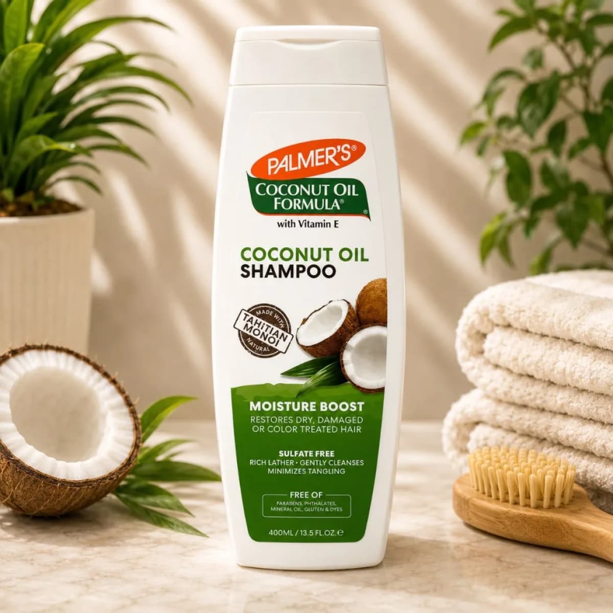 Coconut Oil Formula Moisture Boost Shampoo bottle