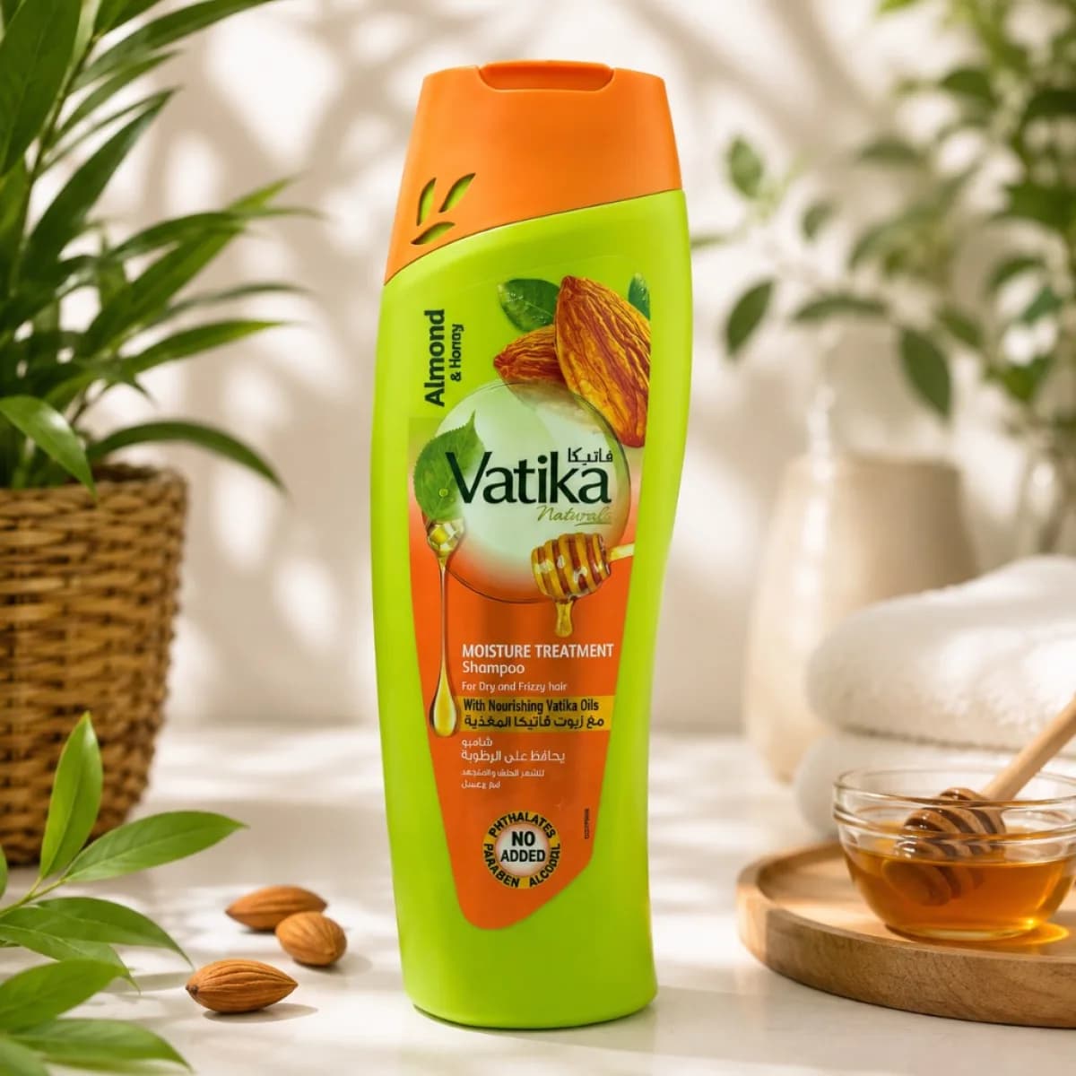 Almond & Honey Moisture Treatment Shampoo bottle
