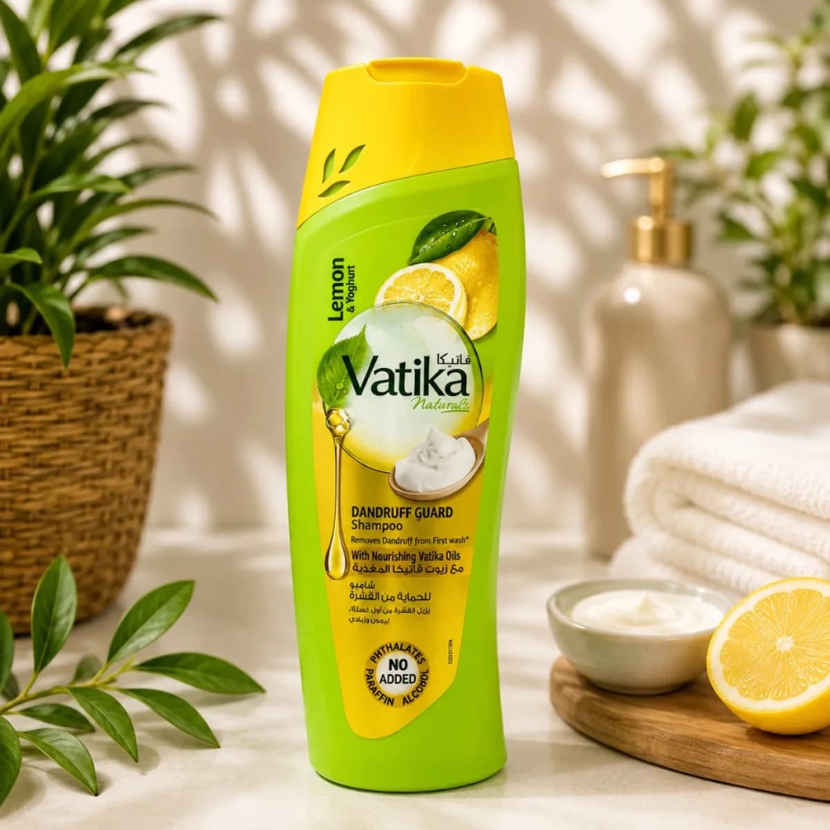 Lemon & Yoghurt Dandruff Guard Shampoo bottle